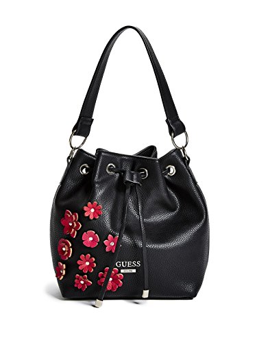 GUESS Factory Cherrywood Floral Bucket Bag