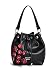 GUESS Factory Women's Cherrywood Floral Bucket Bag