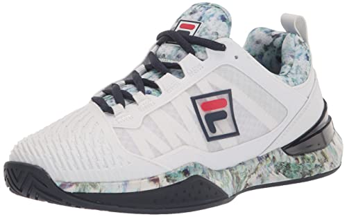 FILA Men's SPEEDSERVE Energized Sneaker, White Navy/Multi, 9