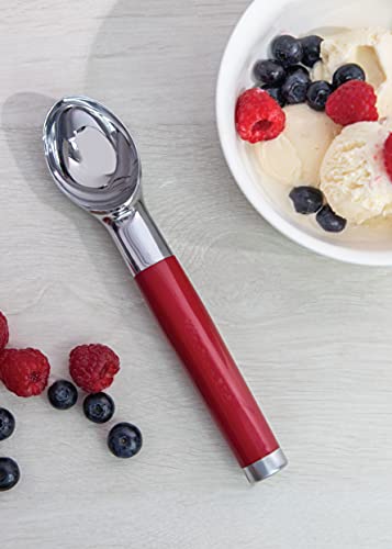 KitchenAid Stainless Steel Ice Cream Scoop – Empire Red - Image 4