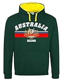 Aprom-Sports Australien Hoody Trikot WM EM Fussball Sport Hoodie Kapuzenpullover D03 BoGe (L)