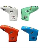 E9 GOLF : Fore The Birds Blade Putter Cover - Fits All Blade Style putters Including Scotty Cameron, Odyssey (Blue)