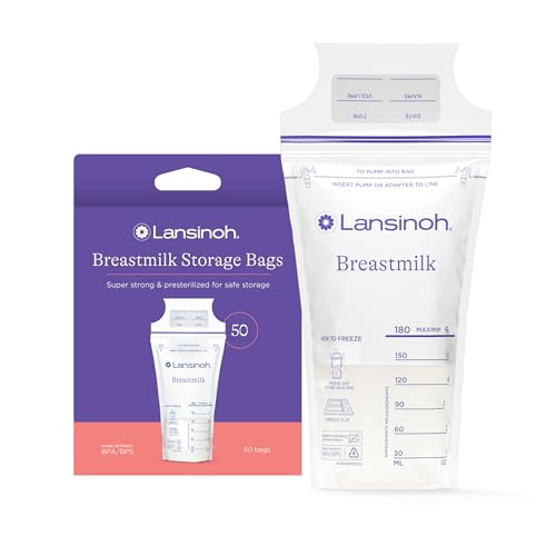 Image of Lansinoh Breast Milk Storage Bags 1 pack of 50 count.