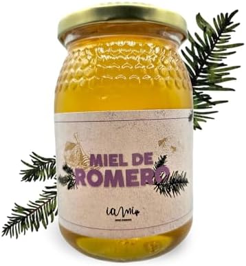 Miel Cruda de Romero 100% Pura - 500gr - Miel Natural Artesanal e...