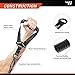 Bionic Body Set of 2 Single-Grip Handles with Carabiner Clips for Resistance Tube Exercise Strength Training and Cardio Workout BBSH-001