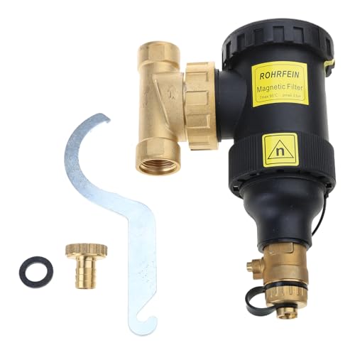 Brass Dirt Remover Separator Wall-Mounted Boiler Filter For Hydronic Underfloor Heating Boiler Systems