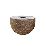 Mushroom Grinding Head Diamond Brazed for Marble & Cobblestone, Inner Circle Engraving Polishing Profile Wheel(50grit)