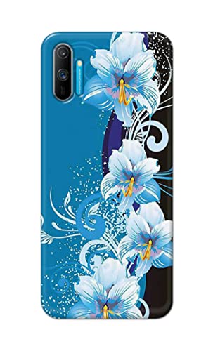 Image of PRINTFIDAA Beautiful Floral Design Printed Designer Hard Case for Realme C3 Back Cover -(e) RPM1006