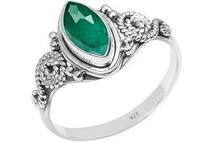 Emerald Stone Ring: Shimmering Elegance for Women