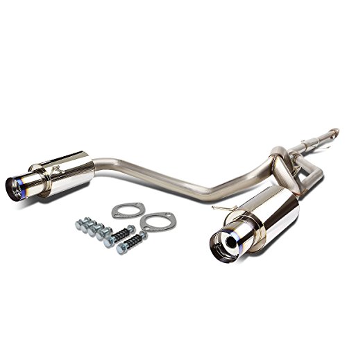 DNA MOTORING CBE-HT02V6-BT Stainless Steel Cat Back Exhaust