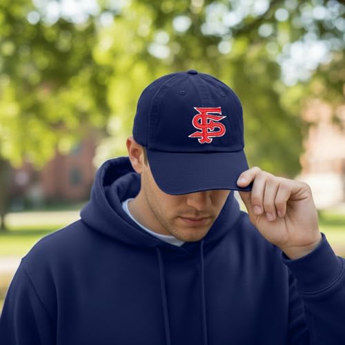 Gorra bordada ajustable azul Bulldogs Fresno miniatura 5