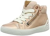 Echtes Leder ECCO Mädchen Ginnie High-Top, Pink (1118rose Dust), 27 EU