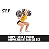 Club-Quality-4-Weight-Deluxe-Barbell-Set-includes-the-bar-by-Step-Fitness The Step Fitness Deluxe Barbell Weight Set, 60 lbs with Bar, Collars, and Weights