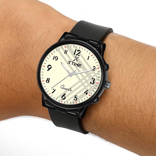 Image of XTIME Analogue Wrist Watch Round Dial & Softest Resin Strap for Men's & Boys