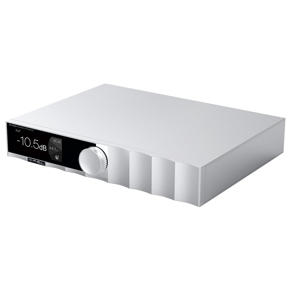 Decodificatore audio SMSL D400PRO MQA, chip AK4191 + AK4499EX, filtro digitale 7 modalità, DSD512, XMOS XU316, gli utenti possono aggiornare autonomamente il firmware (con telecomando)