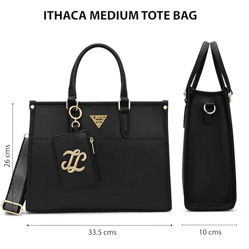Image of Lavie Signature Women's Ithaca Colourblock Tote Handbag for Women | Tote Bag for Work | Ladies purse | Stylish Shoulder Bag | Gift for Women
