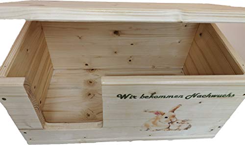 Nagerstore Zwergkaninchen Wurfbox 45x25x22cm