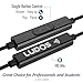 LUDOS OMNITONE Kopfhörer In Ear Kopfhörer mit Kabel und Mikrofon, 5 Jahre Garantie, In Ear Ohrhörer, 3,5 mm Klinkenstecker Earbuds, Satte Bässe Earphones, Headphones für iPhone, iPad, Huawei, Samsung