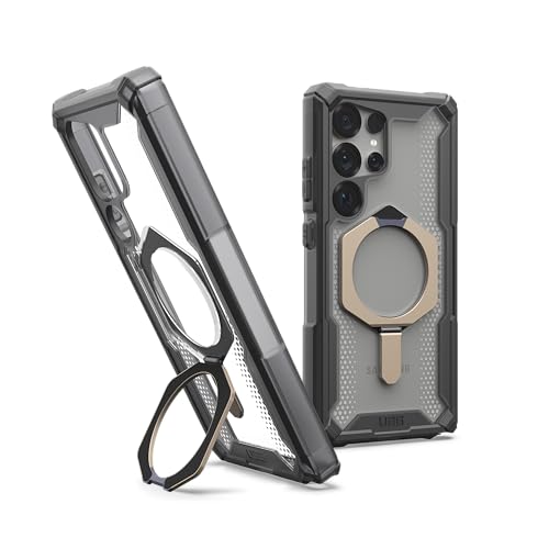Image of URBAN ARMOR GEAR UAG for Samsung Galaxy S25 Ultra Case 6.9 inch with Kickstand Plasma XTE - Compatible with Magnetic Charging Transparent Rugged Military Drop Tested Protective Cover, Ash /Titanium