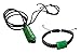 Dark green jade necklace and bracelet set for men, handmade jewelry
