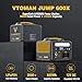 VTOMAN Jump 600X Portable Power Station 600W - 299Wh Solar Generator LiFePO4 Battery Power Station with 600W Pure Sine Wave (Surge 1200W) AC Outlet, PD 60W USB-C, 3x Regulated 12V/10A DC for Camping