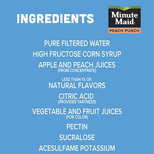 Minute Maid, Pulpy Lemonade Drink Peach Punch, 59 Fl Oz - Image 3