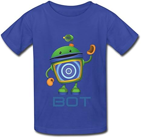 Team Umizoomi Bot For Kids Unisex RoyalBlue Cotton Shirt