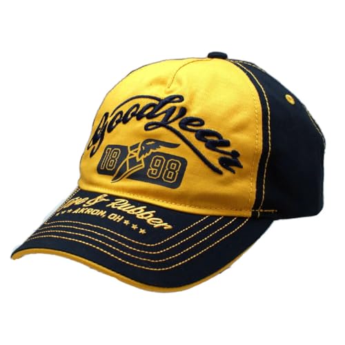 Goodyear Tire & Rubber Colorblock Logo Baseball Dad Hat for Sports Fans