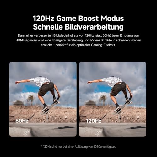 Xiaomi TV F 65, 65 Zoll (165 cm), 4K UHD, Smart TV, Fire OS8, Triple Tuner DVB-C/S/S2/T/T2,HDR10, MEMC, 60Hz mit 120Hz Game Boost Mode,Sprachsteuerung mit Alexa,2GB+32GB, Kompatibel mit Apple AirPlay – Bild 7