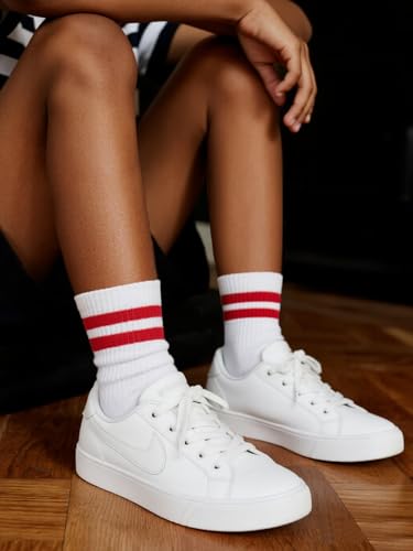 Image of COTTON DAY Unisex School Kids Boys Girls Soft Combed Cotton Athletic Socks