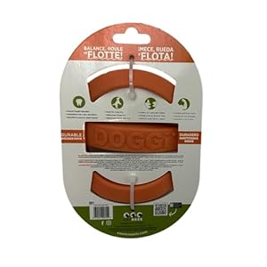 Van Ness Pets Doggi Catch and Carry Flying Disc Floating Dog Toy Small Orange  Cucciolini Doodles Van ness pets doggi catch and carry flying disc floating dog toy small orange   cucciolini doodles