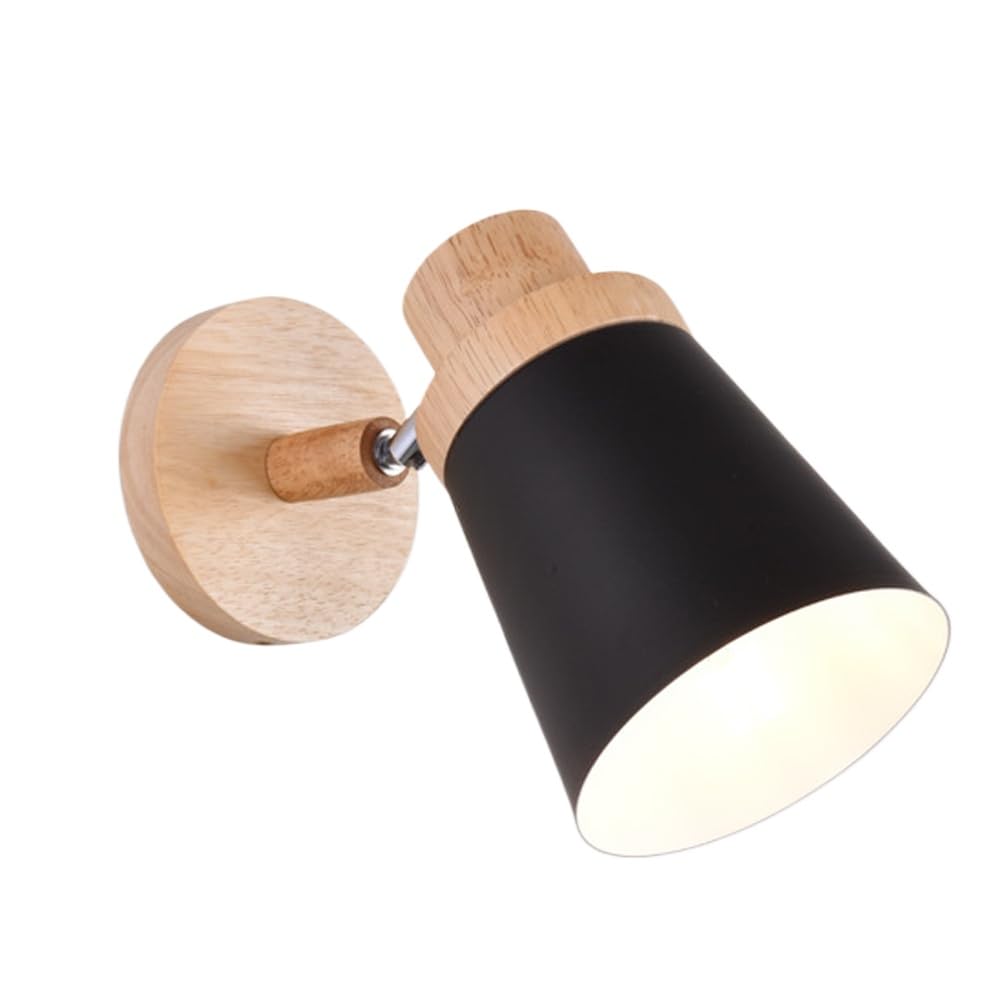 Aplique de pared E26 de estilo nórdico y diseño creativo para iluminar el dormitorio 7