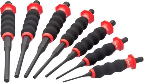 Jeu de burins plats VIGOR V6220/4 de haute précision industrielle - 6