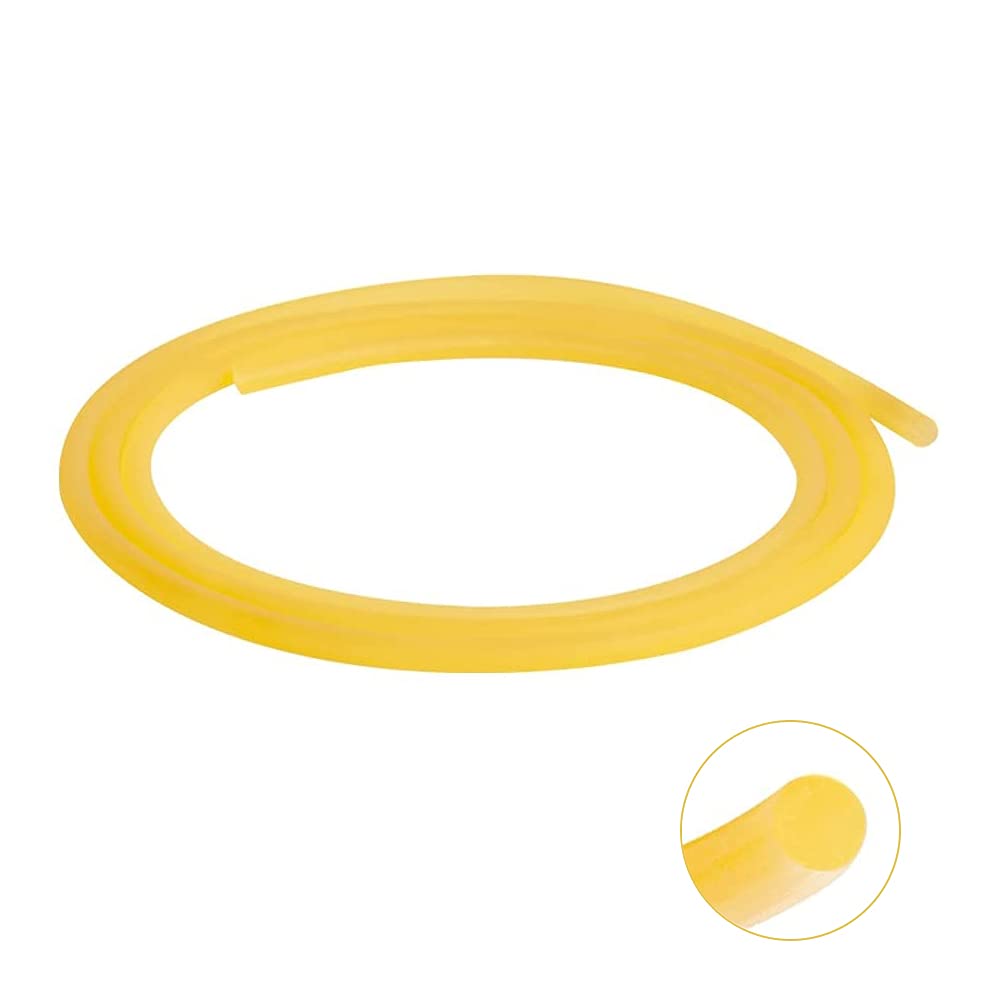 Feelers Industrial Pure Solid Natural Latex Rubber Tubing 1/8"（Exactly 3.5mm）OD Speargun Band Slingshot Catapult Tube Rubber Hose for Sports Exercise and Fitness, 3M Length