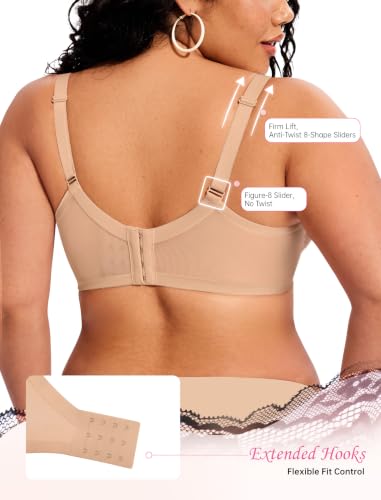 Image of ProKloud Minimizer Bras for Women Full Coverage Supportive Push Up Bra