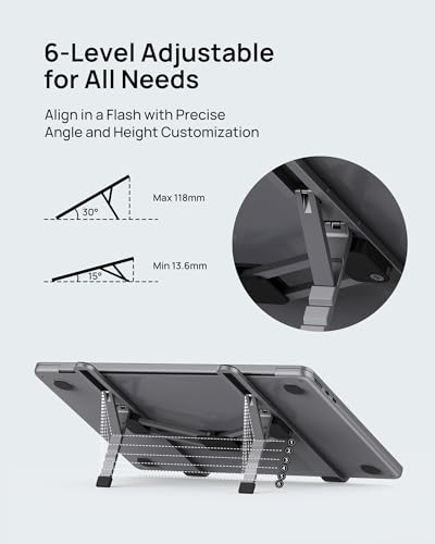 Soporte Plegable Ajustable para Portátil de 10-15.6" miniatura 3