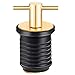 XJKLBYQ T-Handle Drain Plug,Boat Plug for 3/4-Inch Boat Drain Plug,Rubber Twist-Turn Boat Accessories with Brass Snap Handle Boat Drain Plug Wrench