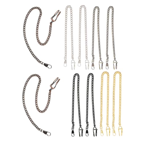 Holibanna 10 Pcs Retro Pocket Watch Chains Alloy Vintage Style