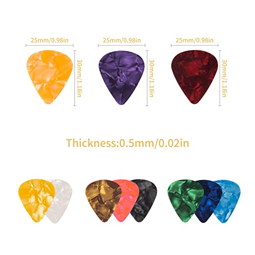 FRUHLING 50PCS Médiators pour Guitare Médiators en Celluloïd Médiators pour Guitare en Celluloïde pour Guitare… - Les Beatles, Paul McCartney, John Lennon, RIngo Starr, George Harrison FRUHLING 50PCS Médiators pour Guitare Médiators en Celluloïd Médiators pour Guitare en Celluloïde pour Guitare… – Image 3