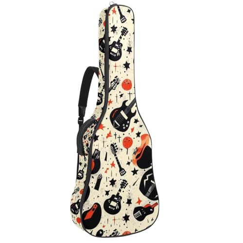 Housse guitare étui souple 109 cm sac à dos guitare électrique