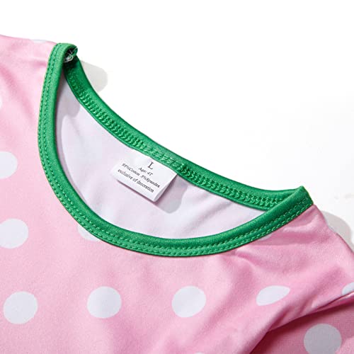 Girl's Dress - Green Shamrock Dress for Toddler and Little Girls2