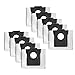 9PCS Dust Bags for Dreame Aqua10 Ultra Track Complete/Aqua10 Pro Track Vacuum Cleaners Replacement Canister Vacuum Bags