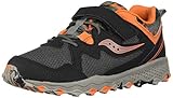 Saucony Boy's Peregrine Shield 2 A/C Sneaker, Black/Orange/Camo, 10.5 M US