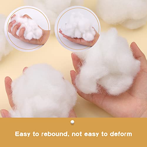 Image of BUTUZE 24.7oz Premium Polyester Fiber Fill, Polyfill Stuffing High Resilience Fiberfill Stuffing for Craft, Crochet Stuffing, Cotton Stuffing Part Pillow Comforter DIY, Recyclable