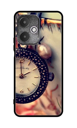 PRINTFIDAA® Printed Hard Back Cover Compatible for Mi Redmi 13C 4G Back Cover (Ladies Watch) -19082026(GG) Deal