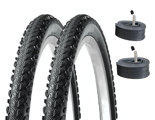 2 x 26 Zoll Fahrradreifen 26x2.00 schwarz K-885 Kobra 50-559 inklusive 2 x...