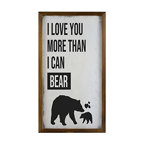 Plaque bois personnalisée avec message d'amour pour chambre