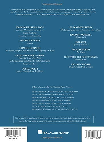 Wedding Music for Classical Players - Cello and Piano: With online audio of piano accompaniments - Image 2