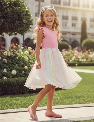 Image of PATPAT Girls Tulle Tutu Party Birthday Princess Formal Fancy Princess Dress