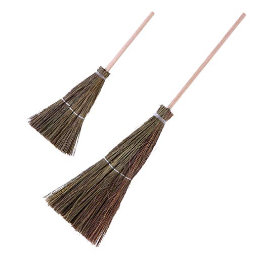 Balais miniatures paille artificielle Toddmomy pour éviter la casse dans vos décors miniatures
